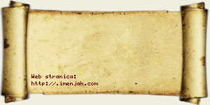 Isidor Maksić vizit kartica